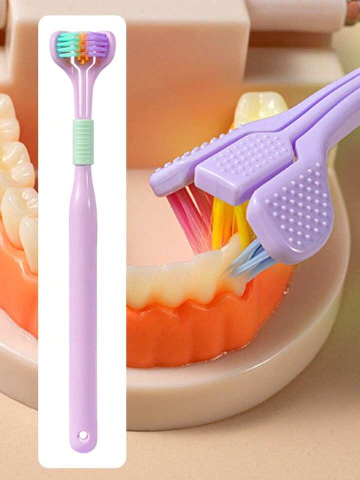 Brosse à dents 3-en-1 orthodontique