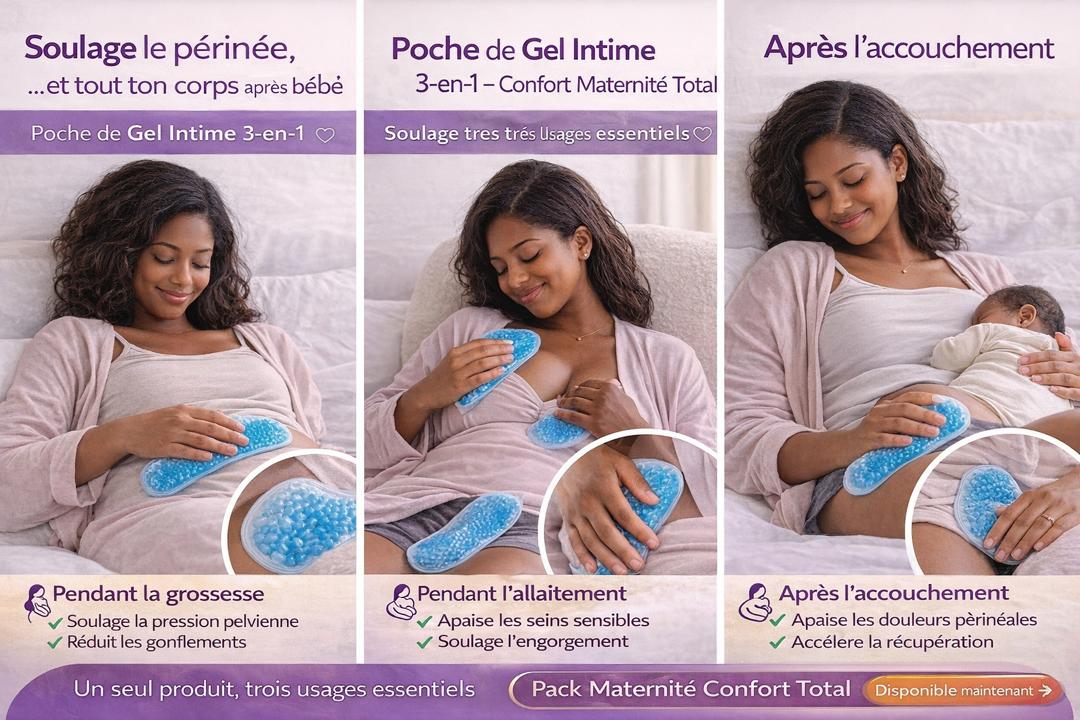 Poche de froid réutilisable pour le périnée – Image 2