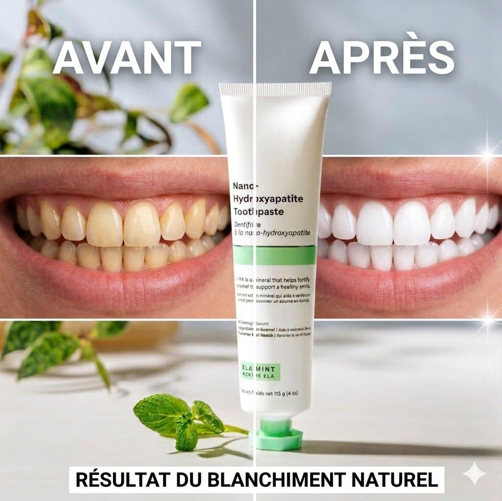 Dentifrice Reminéralisant à la Nano-Hydroxyapatite – Blancheur & Protection Intense – Image 2