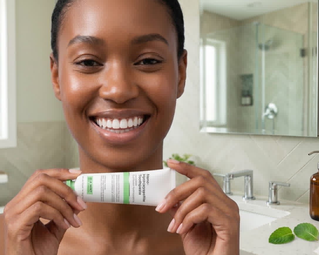 Dentifrice Reminéralisant à la Nano-Hydroxyapatite – Blancheur & Protection Intense – Image 5